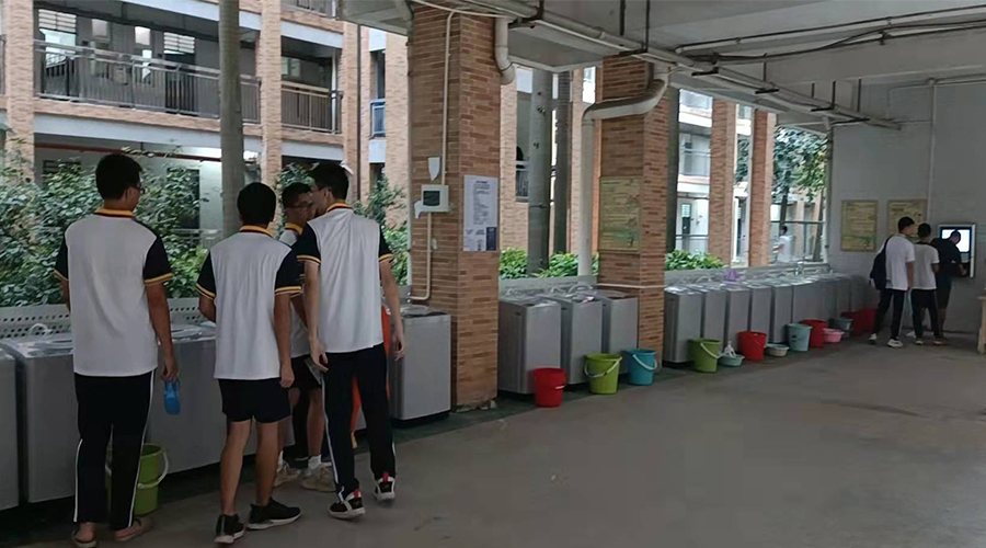 好評續(xù)單！江門一中學(xué)校持續(xù)追加共享洗衣機(jī)！