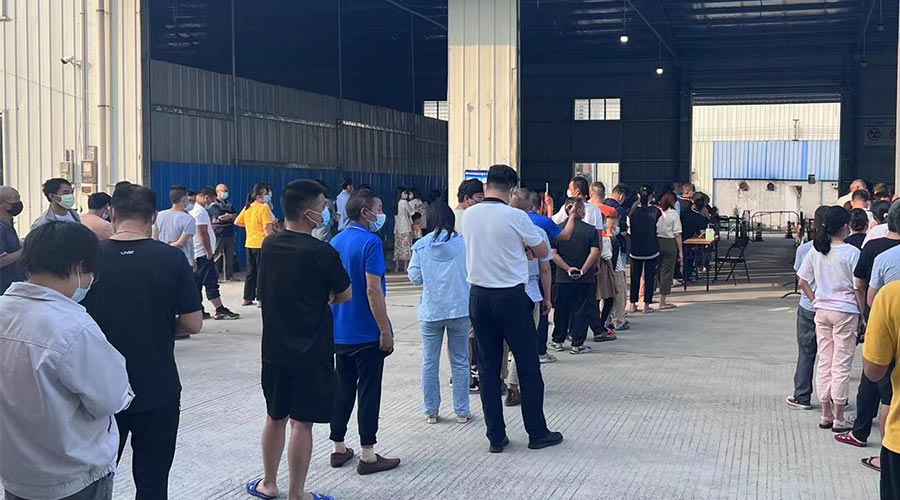 支援防疫是責任！金環(huán)電器助力鶴山核酸檢測