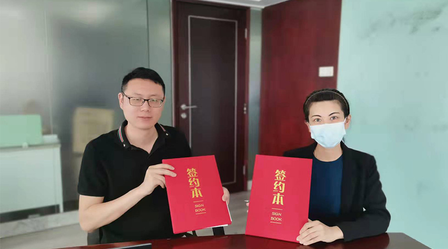 祝賀！金環(huán)電器與寧波某品牌電商客戶再次合作，簽約成功！